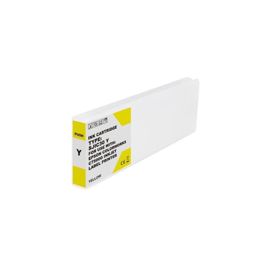 Epson sjic30p amarillo tinta pigmentada generico - reemplaza c33s020642/sjic30p(y)