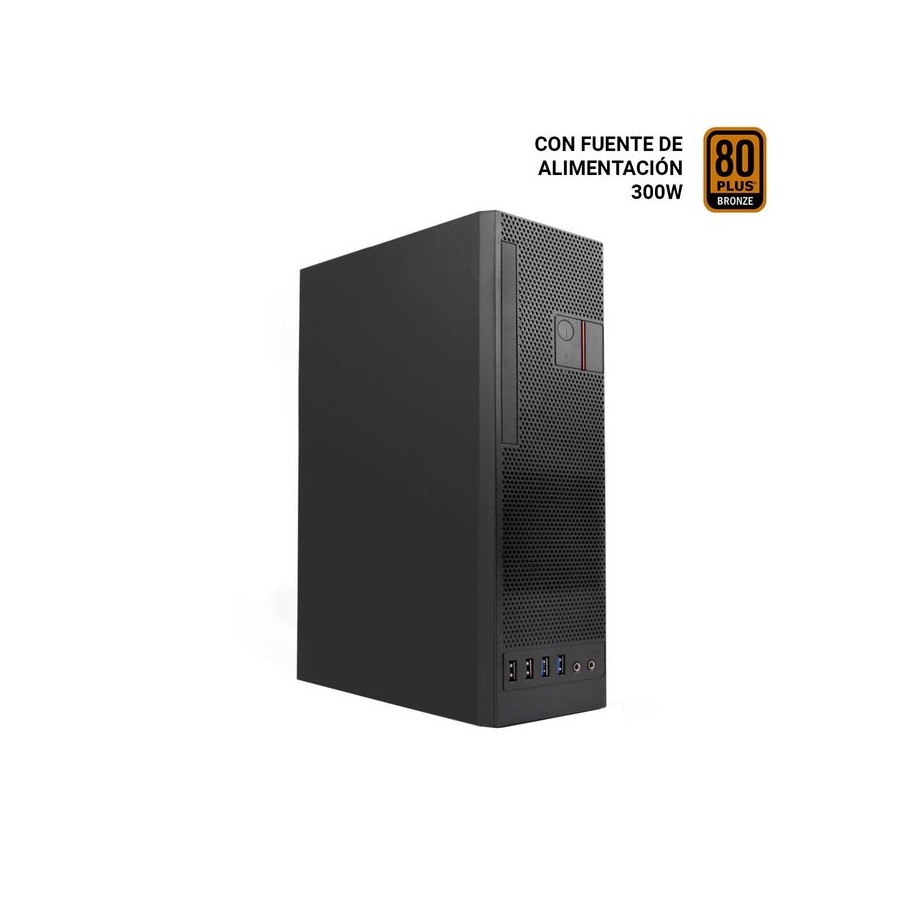 Caja pc coolbox microatx slim t360 fa/300 tfx 80+  black