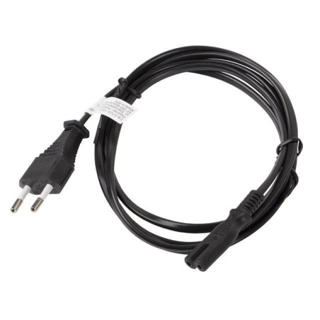 Lanberg cable alimentacion cee 7/16 iec 320 c7 euro 3m negro ca-c7ca-10cc-0030-bk