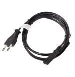 Lanberg cable alimentacion cee 7/16 iec 320 c7 euro 3m negro ca-c7ca-10cc-0030-bk