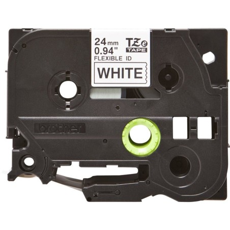 Brother cinta mecanográfico negro sobre blanco tze-fx251 tz-fx251 24 mm x 8 m, laminado
