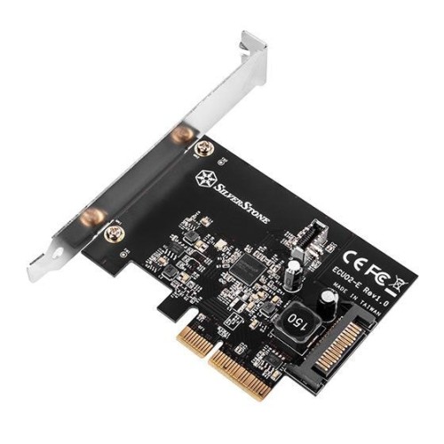 Silverstone sst-ecu02-e tarjeta de expansión pcie usb 3.2 gen 2