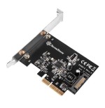 Silverstone sst-ecu02-e tarjeta de expansión pcie usb 3.2 gen 2