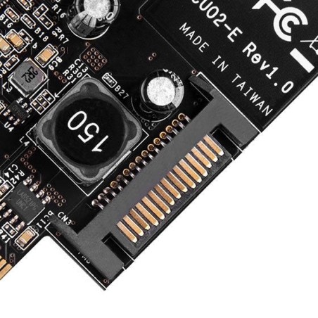 Silverstone sst-ecu02-e tarjeta de expansión pcie usb 3.2 gen 2