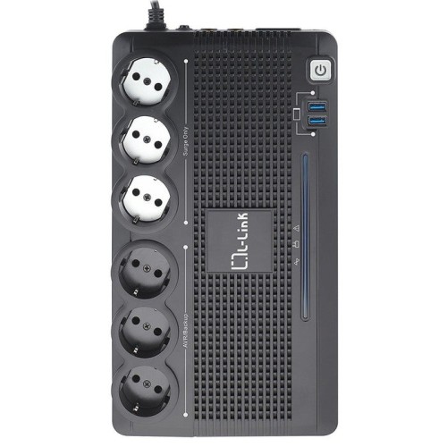 L-link sai 700va interactive con 6 schukos ll-700-g6
