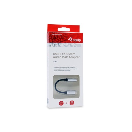 Cable adaptador usb-c a audio  jack 3.5mm hembra