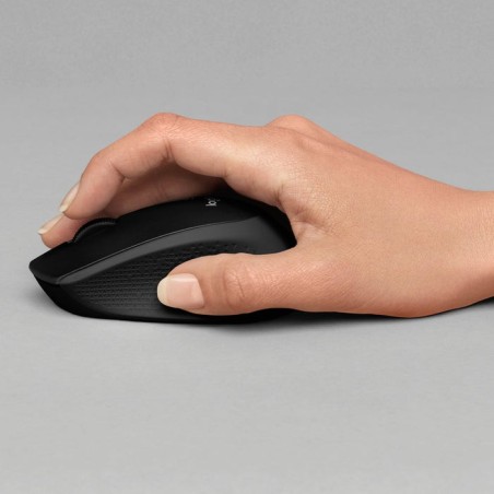 Logitech raton m330 wireless silent plus azul