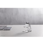 Soporte para teléfono newstar de hasta 6.5 ", plateado