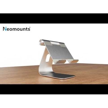 Soporte newstar de pie de mesa hasta 11 ", plata