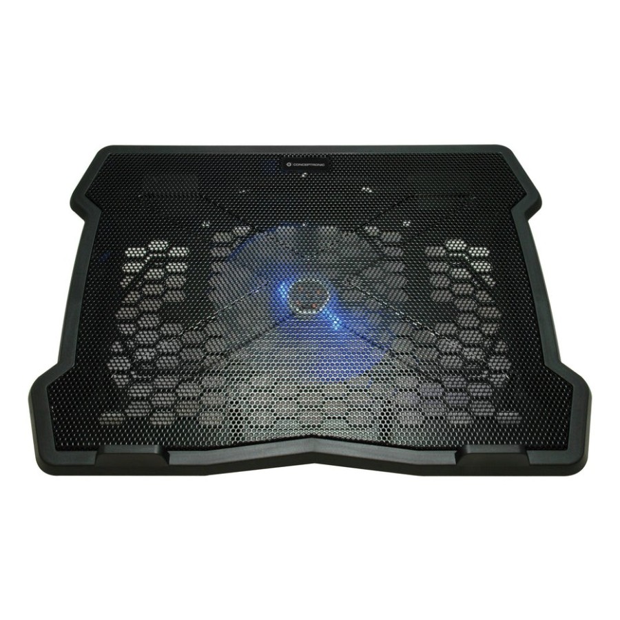 Conceptronic 1-fan cooling pad (15.6")/ schwarz