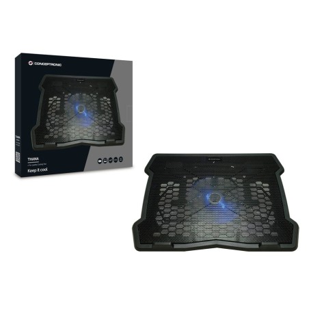 Conceptronic 1-fan cooling pad (15.6")/ schwarz