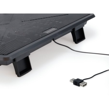 Conceptronic 1-fan cooling pad (15.6")/ schwarz