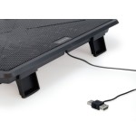 Conceptronic 1-fan cooling pad (15.6")/ schwarz