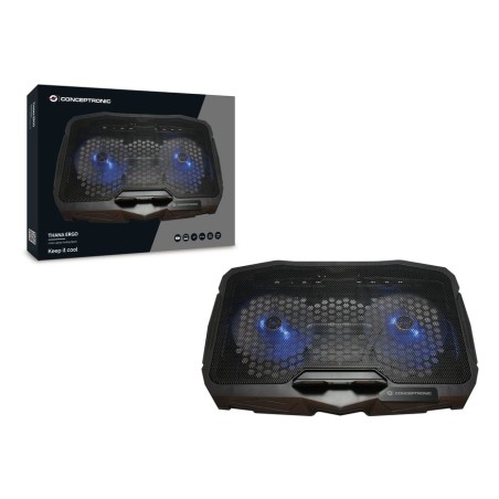 Conceptronic 2-fan cooling pad (17.0")/ ergonomisch