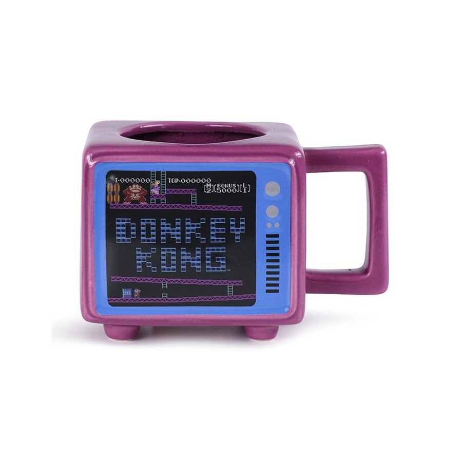 Taza trmica pyramid retro tv donkey kong