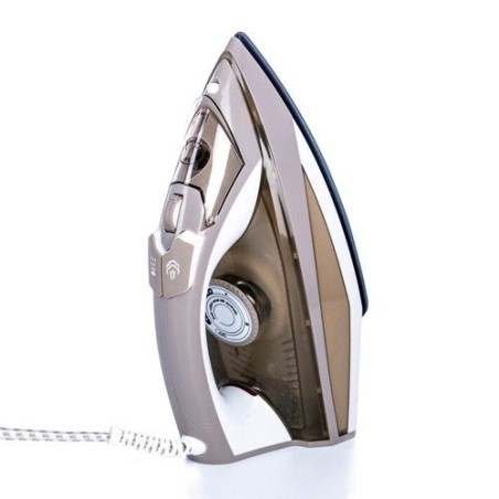 Plancha de vapor camry cr 5018 ceramic ultra glide marrón, gris, blanco 3000 w