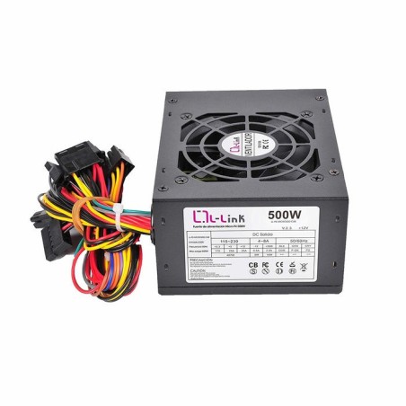 Fuente de alimentación l-link microatx 500w ll-ps-micro-500-cab (10)