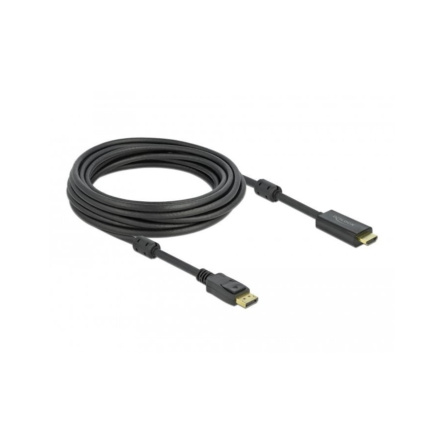 Delock cable displayport 1.2 -- hdmi activo 4k 60 hz 7m