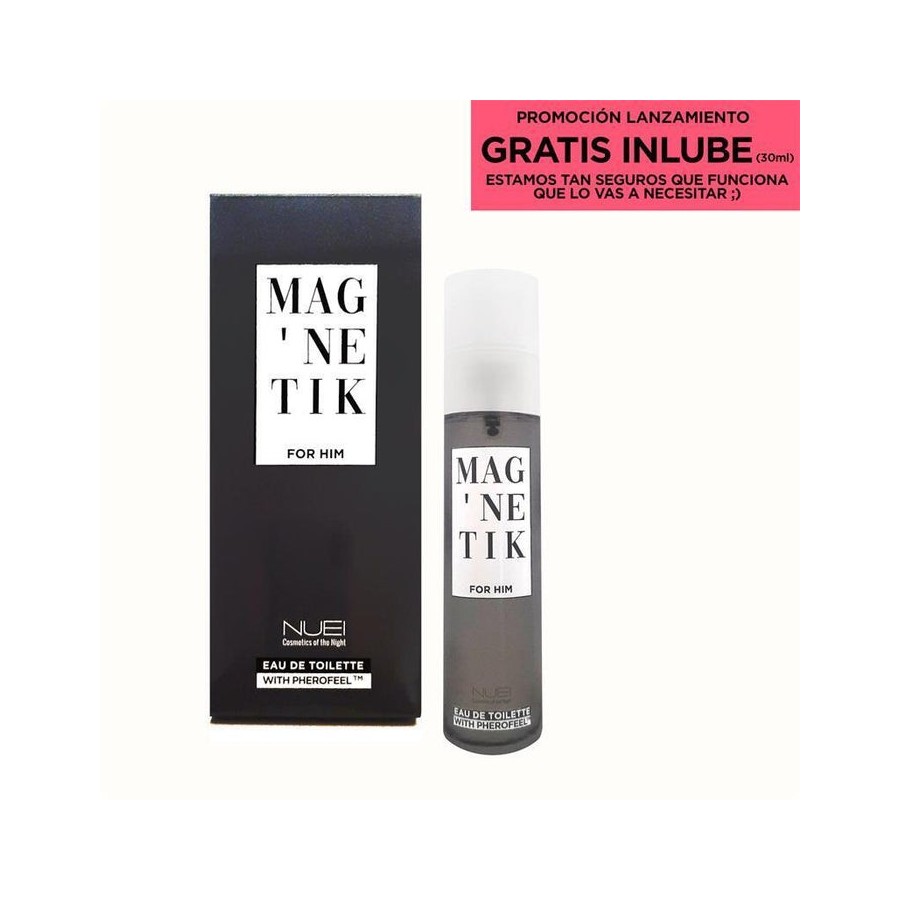 Perfume con feromonas magnetik for him + lubricante 30 ml gratis