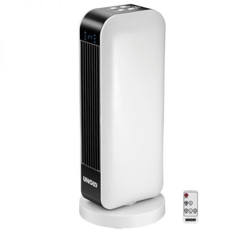 Calefactor cerámico unold 86430 con mando a distancia 2000w