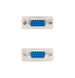 Adaptador vga, hdb15/h-hdb15/h