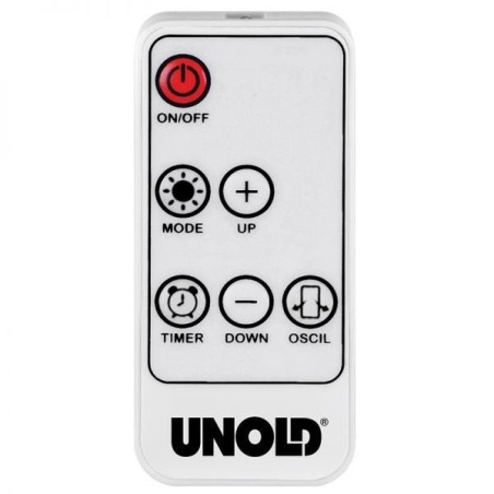 Calefactor cerámico unold 86430 con mando a distancia 2000w