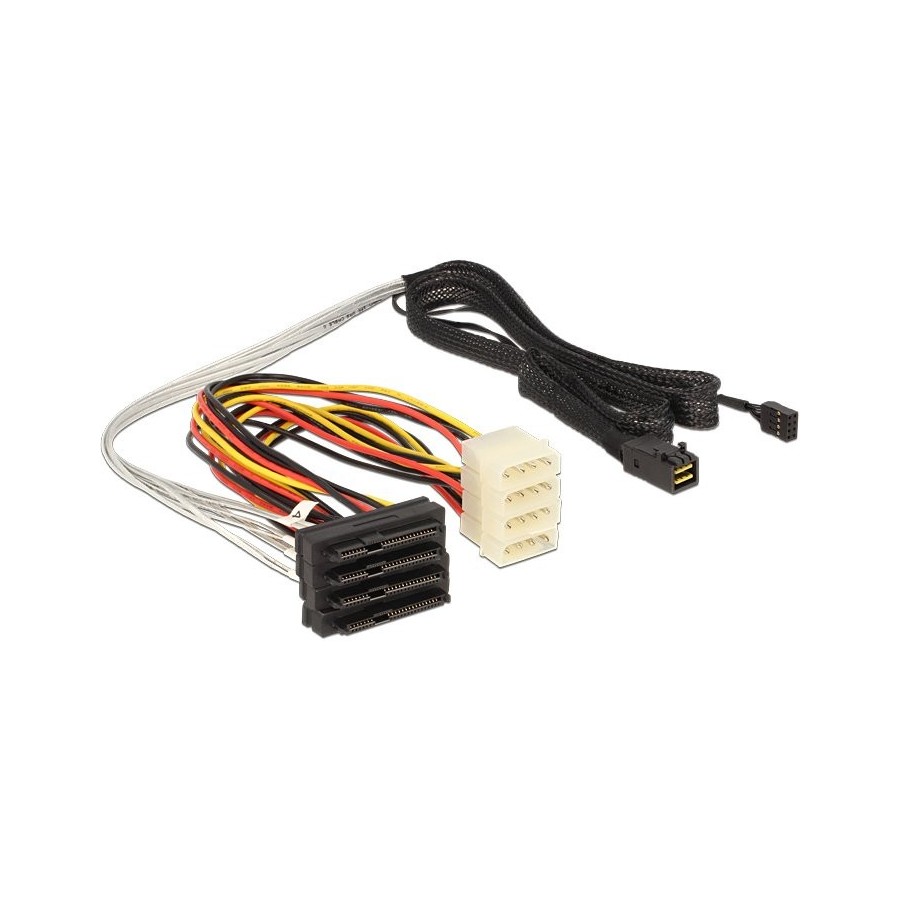 Delock 83391 cable serial attached scsi (sas) 1 m