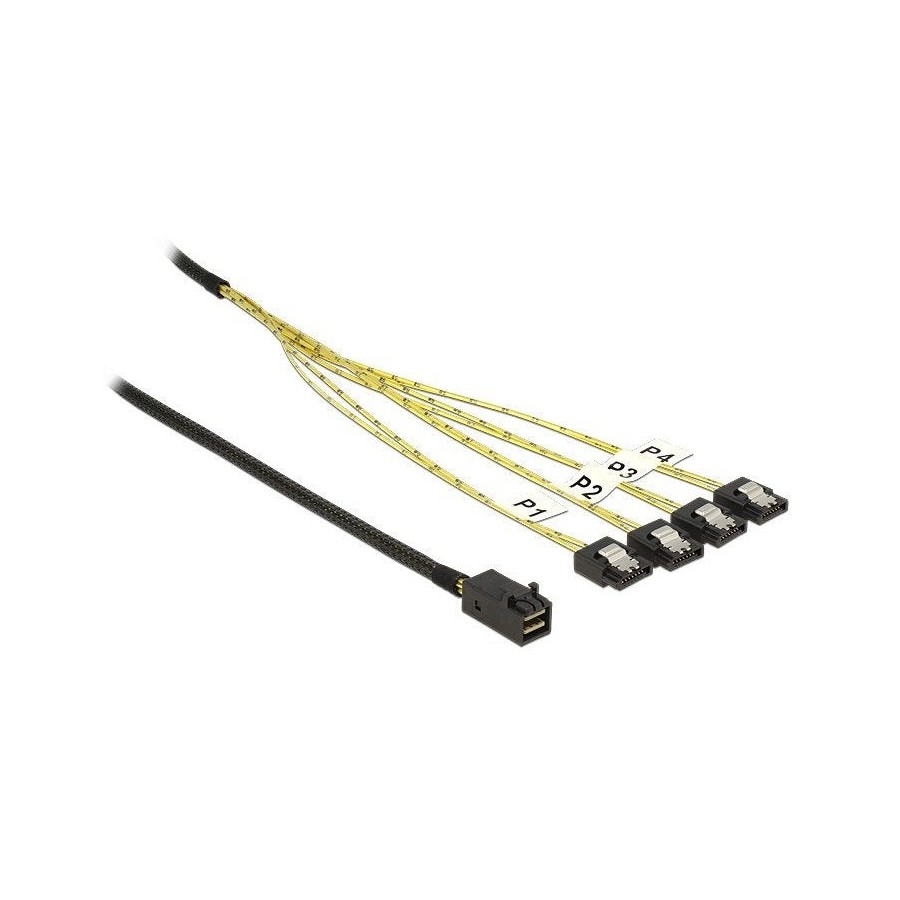 Delock 83393 cable serial attached scsi (sas) 1 m
