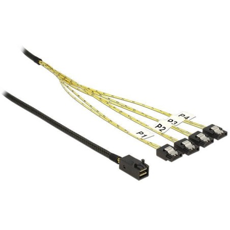Delock 83393 cable serial attached scsi (sas) 1 m