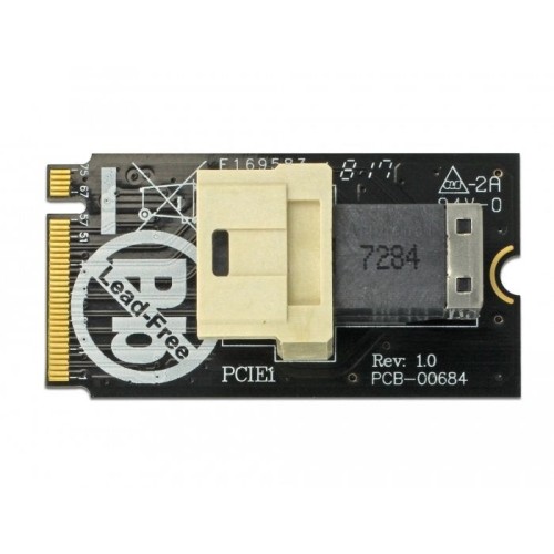 Delock 63918 adaptador m.2 key m  sff-8643 nvme 2242