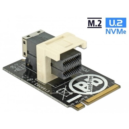 Delock 63918 adaptador m.2 key m  sff-8643 nvme 2242