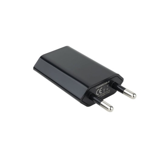 Nanocable mini cargador de red usb 5v - negro