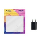 Nanocable mini cargador de red usb 5v - negro