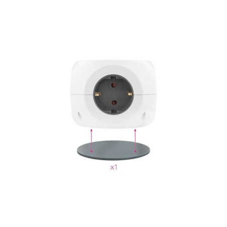 Nanocable base de 3 enchufes tipo f + 2x usb-a y 2x usb-c con interruptor - cable de 1.40m