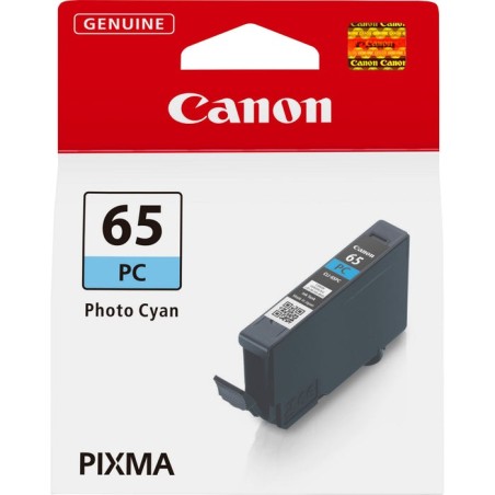 Tinta original canon cli-65pc/ cian fotográfico