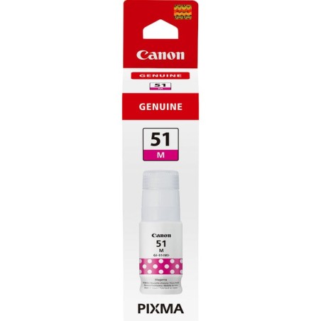 Botella de tinta original canon gi-51 magenta