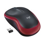 Logitech raton m185 inalambrico rojo 910-002237