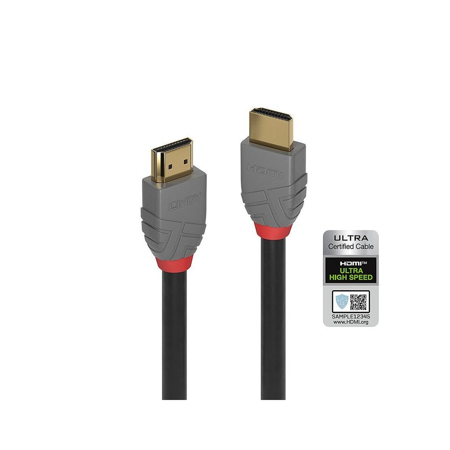 Lindy cable hdmi ultra high speed 2m, anthra line