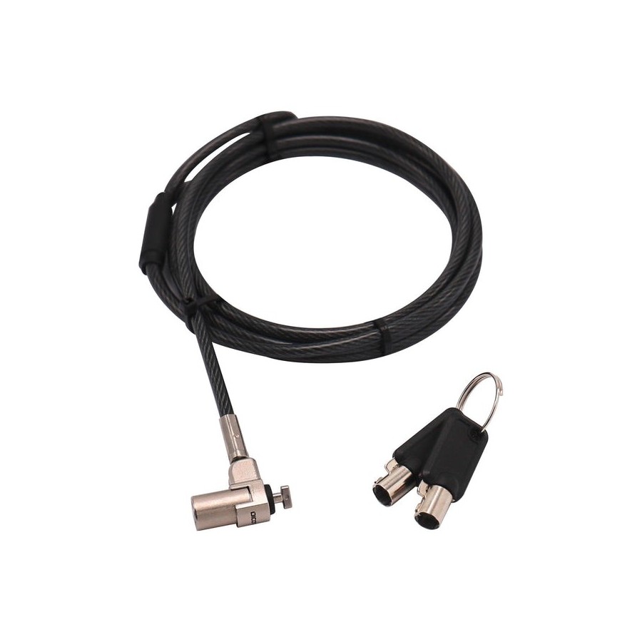 Dicota d31831 cable antirrobo negro, plata 2 m