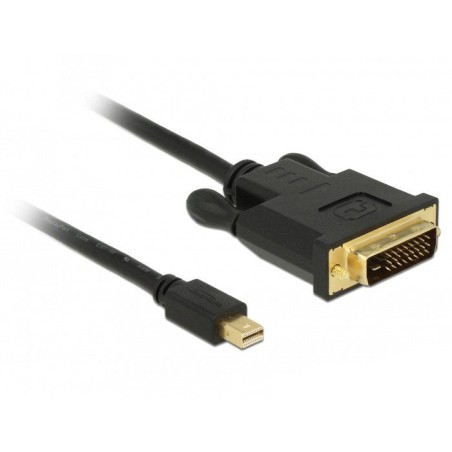 Cable delock mini dp 1.1 - dvi (24 + 1) st / st 2.0m negro