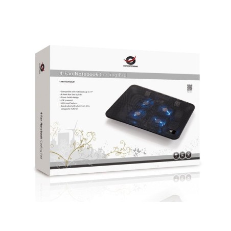 Conceptronic base de refrigeracion para portatiles 4 ventiladores 80mm hasta 17\1