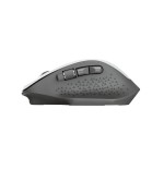 Ratón ergonómico inalámbrico trust ozaa/ hasta 2400 dpi/ blanco