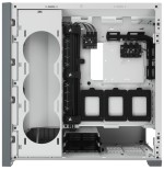 Caja pc corsair icue 5000x cristal templado blanca