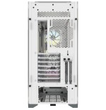 Caja pc corsair icue 5000x cristal templado blanca