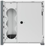 Caja pc corsair icue 5000x cristal templado blanca