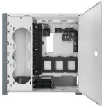 Caja pc corsair icue 5000x cristal templado blanca