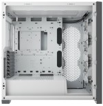 Caja pc corsair icue 5000x cristal templado blanca