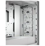 Caja pc corsair icue 5000x cristal templado blanca