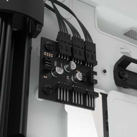 Caja pc corsair icue 5000x cristal templado blanca