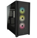 Caja pc corsair icue 5000x cristal templado negra